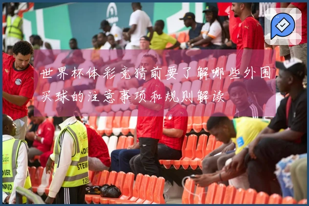 世界杯体彩竞猜前要了解哪些外围买球的注意事项和规则解读