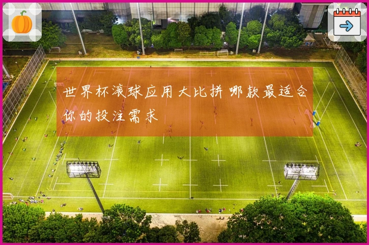 世界杯滚球应用大比拼 哪款最适合你的投注需求